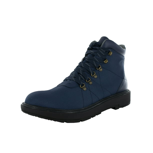Unisex Academy Navy Hi-top Rubber Front Ankle Summer Canvas Boots